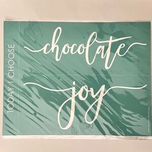 * TODAY I CHOOSE ~ Chalk Couture Reusable Transfer Stencil - 8.5x11